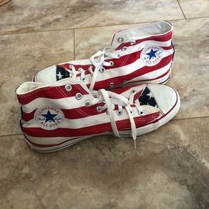American Flag Hightop Converses